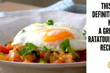 It's an EVEN BETTER MEDITERRANEAN VEGETABLE STEW recipe known as SPANISH PISTO MANCHEGO.