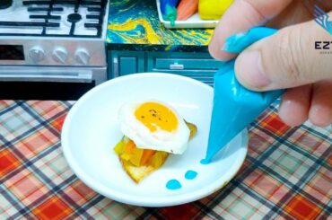 How To Cook Miniature European Style Poached Egg Served With French Fries / Miniature French Fries