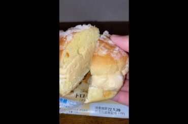 High Quality Japanese "Konbini" Sweets!! [Tarte Tropezienne] #shorts