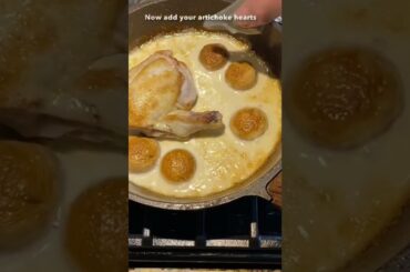 Pan Sauces that Pop! Artichoke and Mushroom Sour Cream Sauce for Chicken