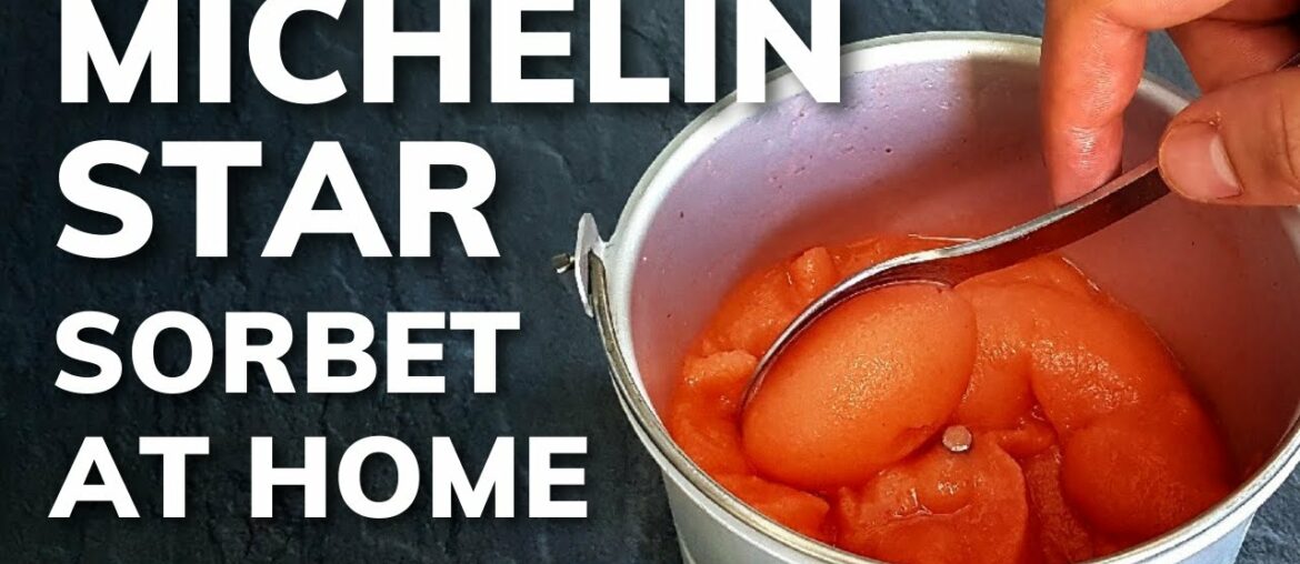 How to make STRAWBERRY SORBET at home | Fine Dining Recipe How to make STRAWBERRY SORBET at home | Fine Dining Recipe