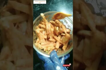 Masala french fries recipe /crispy french fries recipe #shorts