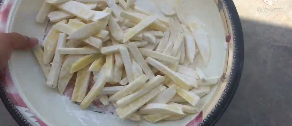 crispy  french fries recipe  /ajj mane bhttt e mazy kay fries bnaiy
