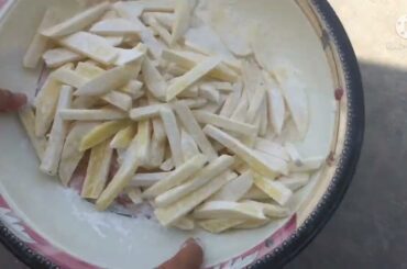 crispy  french fries recipe  /ajj mane bhttt e mazy kay fries bnaiy