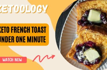 How To Make Keto French Toast Under One Minute #shorts