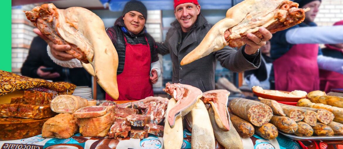 Women Can’t Eat This!! Uzbekistan’s Street Food for Men!!