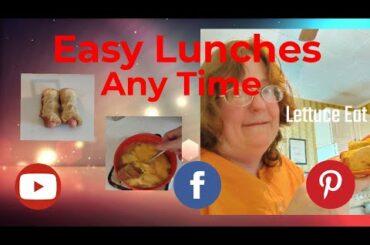 Tired Of Boring Food? Easy Lunches Anytime. #food #eating #lunch #lettuceeat