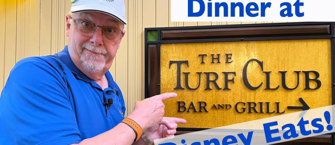 Disney's Other Hidden Secret! Dinner at Disney's Turf Club Bar and Grill! DISNEY DINING REVIEW