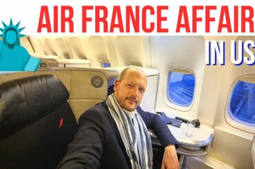 Air France B777 Business Class New York to Paris - Flight Report Affaires