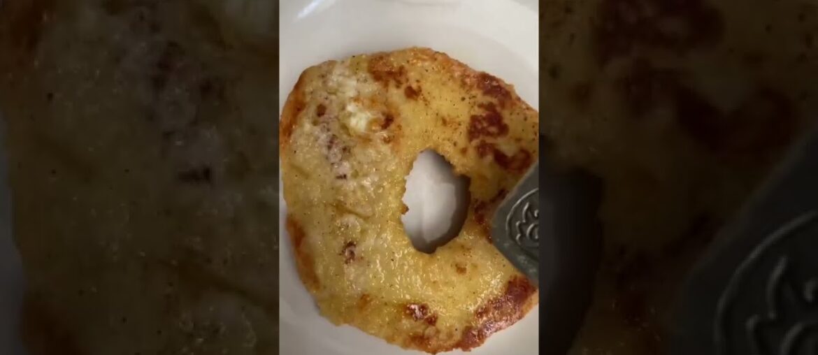 The Easiest French Toast Recipe will Transform Hard Leftover Bagels #breakfast #shorts