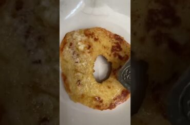 The Easiest French Toast Recipe will Transform Hard Leftover Bagels #breakfast #shorts