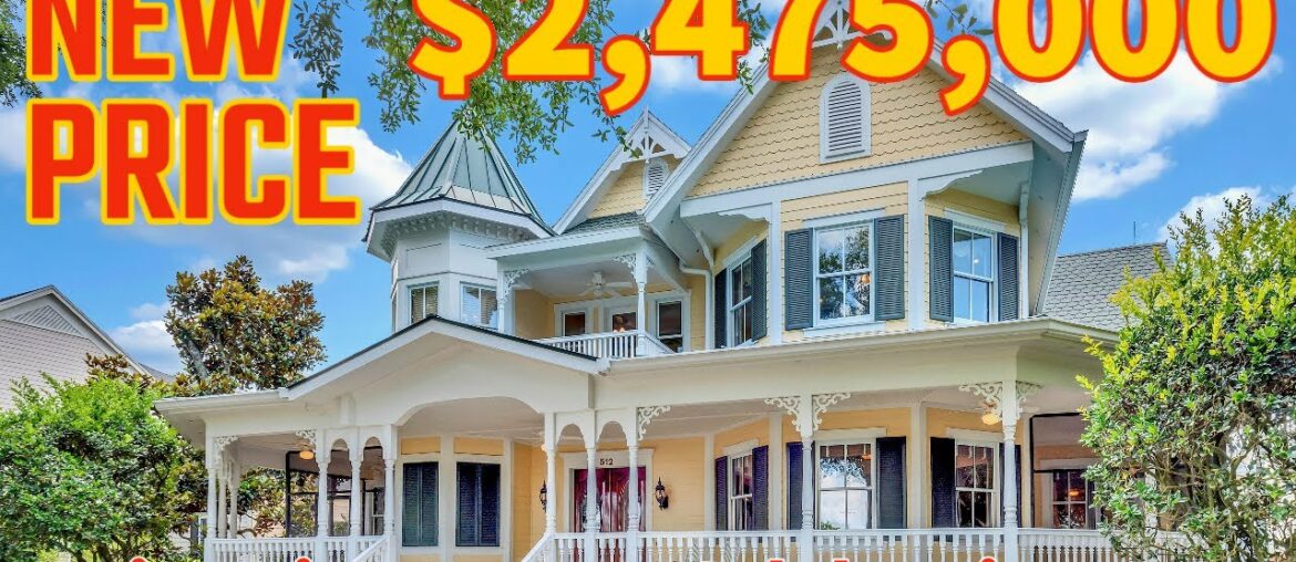 Victorian Custom Estate Home Celebration, Florida, Over $50k Updates - Reduced To Sell At $2.475M