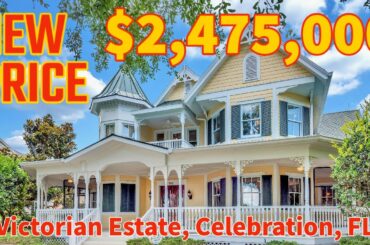 Victorian Custom Estate Home Celebration, Florida, Over $50k Updates - Reduced To Sell At $2.475M