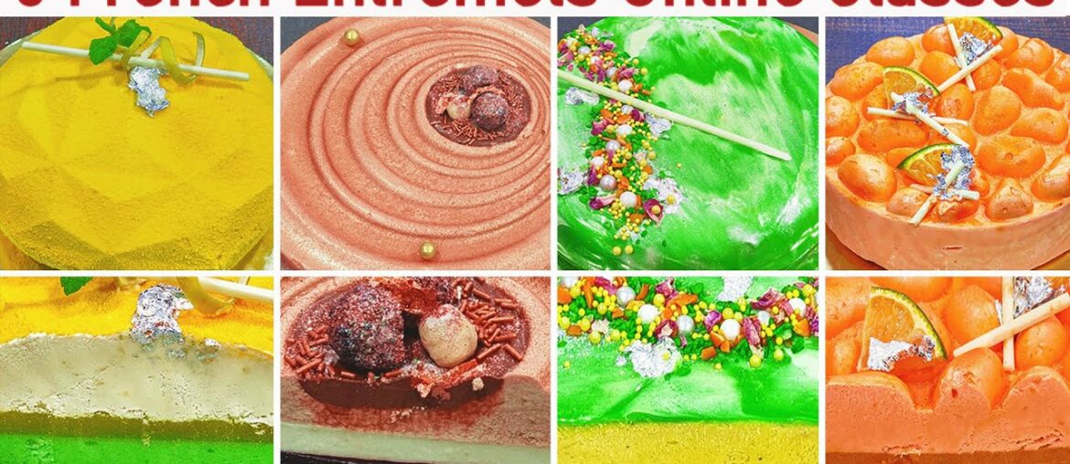 5 French Entremets Online Class Manisha Bharani Kitchen