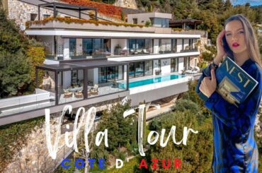 Only 10 min drive from Monaco and situated on the French Riviera. Guess the price of this villa?