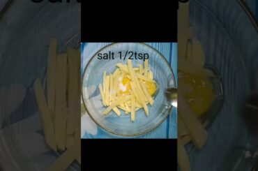 crispy egg french fries recipe.