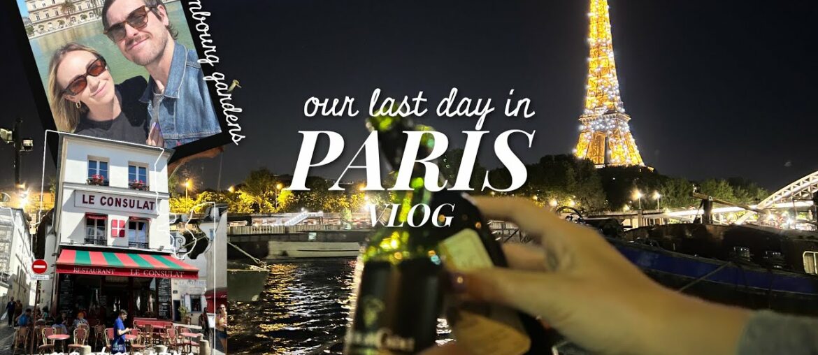 Paris Vlog! Montmartre, Emily in Paris sites, Luxembourg Gardens & drinking wine by the Siene.