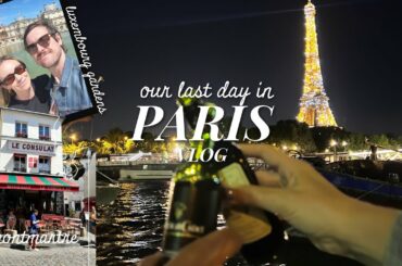 Paris Vlog! Montmartre, Emily in Paris sites, Luxembourg Gardens & drinking wine by the Siene.