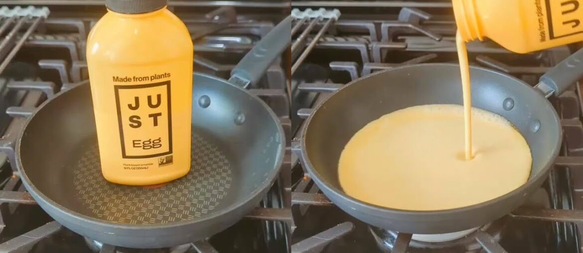 JUST eggs (plant-based) – scramble & taste test #shorts JUST eggs (plant-based) - scramble & taste test #shorts