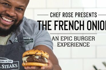 French Onion Filet Mignon Burger Recipe