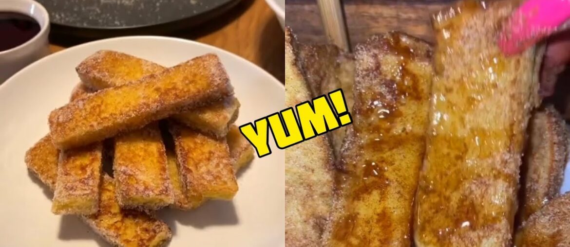 The Best Cinnamon French Toast Sticks |Quick and Easy Recipe