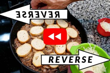 Reverse French Onion Meatballs - Satisfying Backwards Meatballs