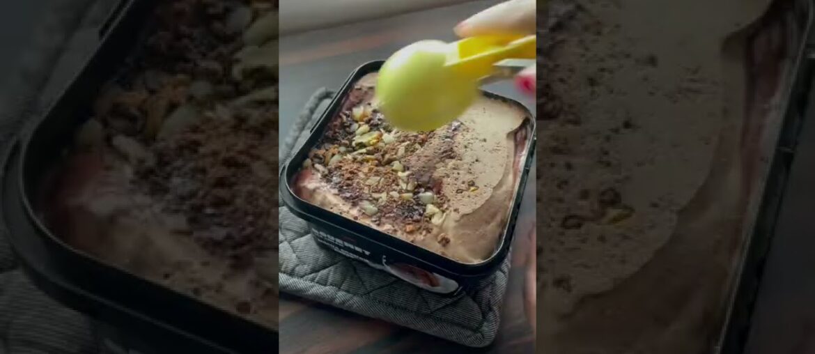 Vadilal Gourmet Ice cream | Mocha Brownie Fudge #shorts #missbarpanda #youtubeshorts