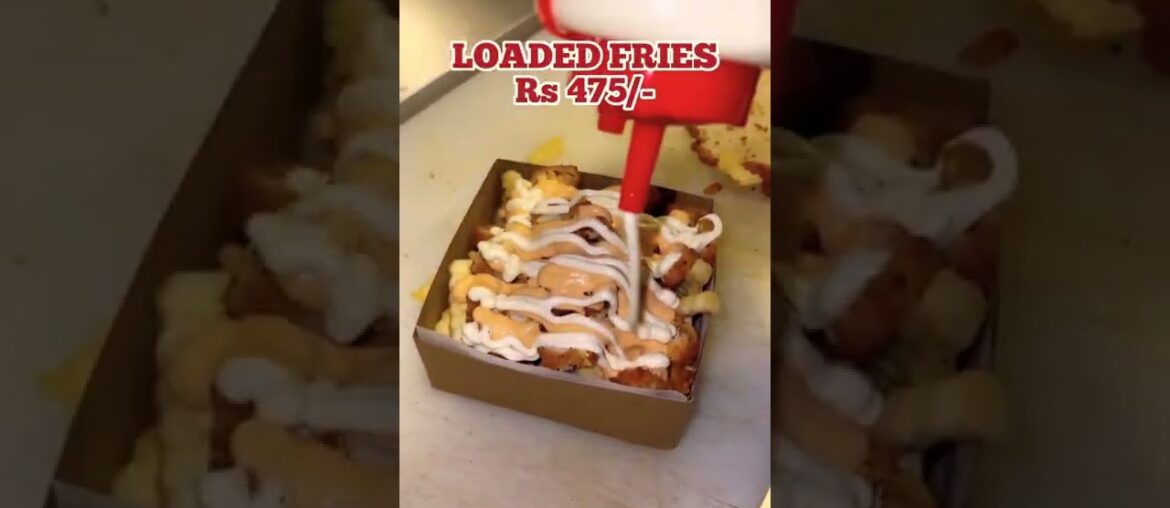 Loaded French fries || Street food || Crispy recipe || Fab food! #ytshorts #tastyrecipes #foodies