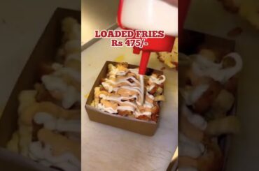Loaded French fries || Street food || Crispy recipe || Fab food! #ytshorts #tastyrecipes #foodies