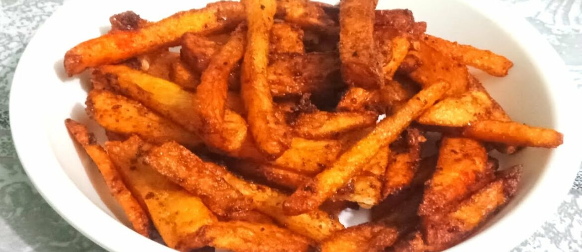 Masala french fries recipe | finger chips | spicy french fries | potato snack recipe, Indian Cooking