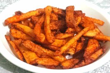 Masala french fries recipe | finger chips | spicy french fries | potato snack recipe, Indian Cooking