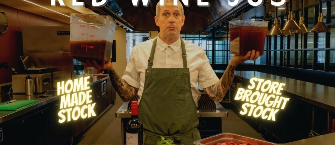 How to make a delicious & simple Red Wine Sauce (Jus)