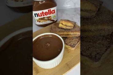 Nutella Stuffed French Toast Sticks by dippedtampa