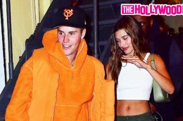 Justin & Hailey Bieber Step Out Hand In Hand Enjoying Dinner Together After His Concert In New York