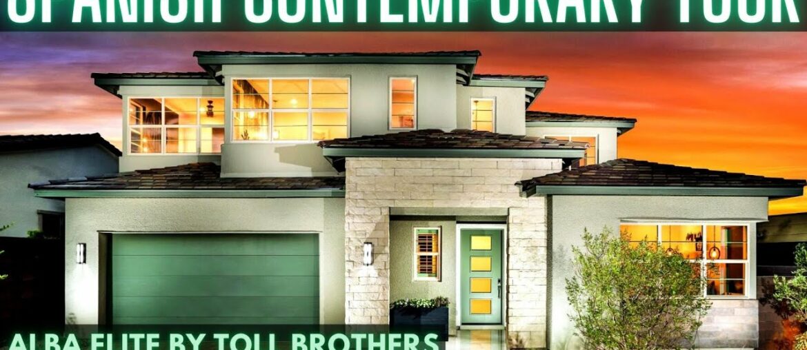 Summerlin | Spanish Contemporary NEW HOME for Sale | Alba Elite Acadia Ridge | $899K+ 2,824 SQFT 5BR