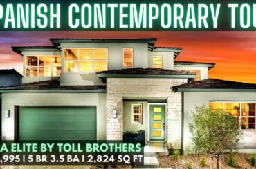 Summerlin | Spanish Contemporary NEW HOME for Sale | Alba Elite Acadia Ridge | $899K+ 2,824 SQFT 5BR