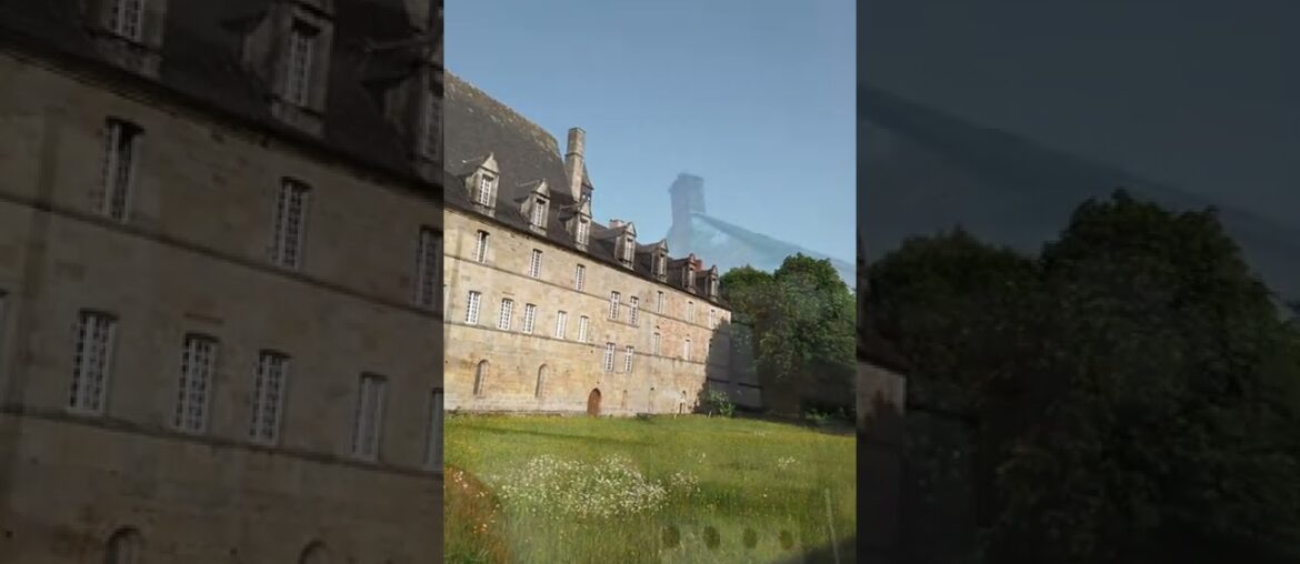 Abbaye d'Aubazine, Limousin, France. #Shorts Abbaye d'Aubazine, Limousin, France. #Shorts