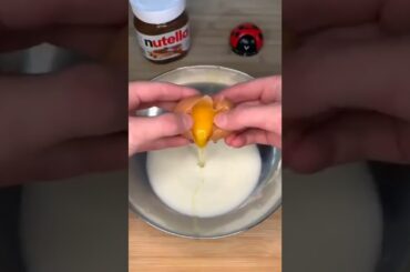 French toast Nutella stuffed # Nutella recipe# making and decorative idea