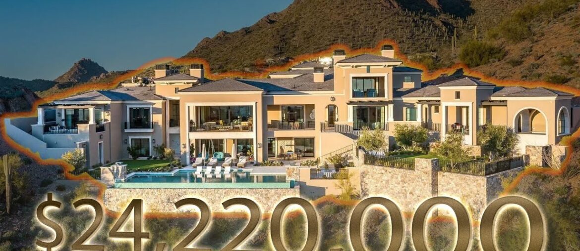 $24,220,000 ! Brand New  Property in Scottsdale with a French style | Luxury Real Estate