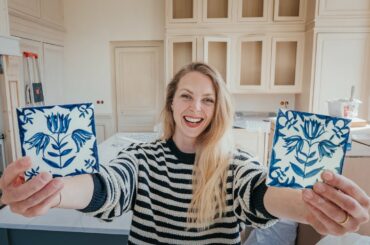 We made our own TILES - The ultimate bespoke detail for our KITCHEN MAKOVER