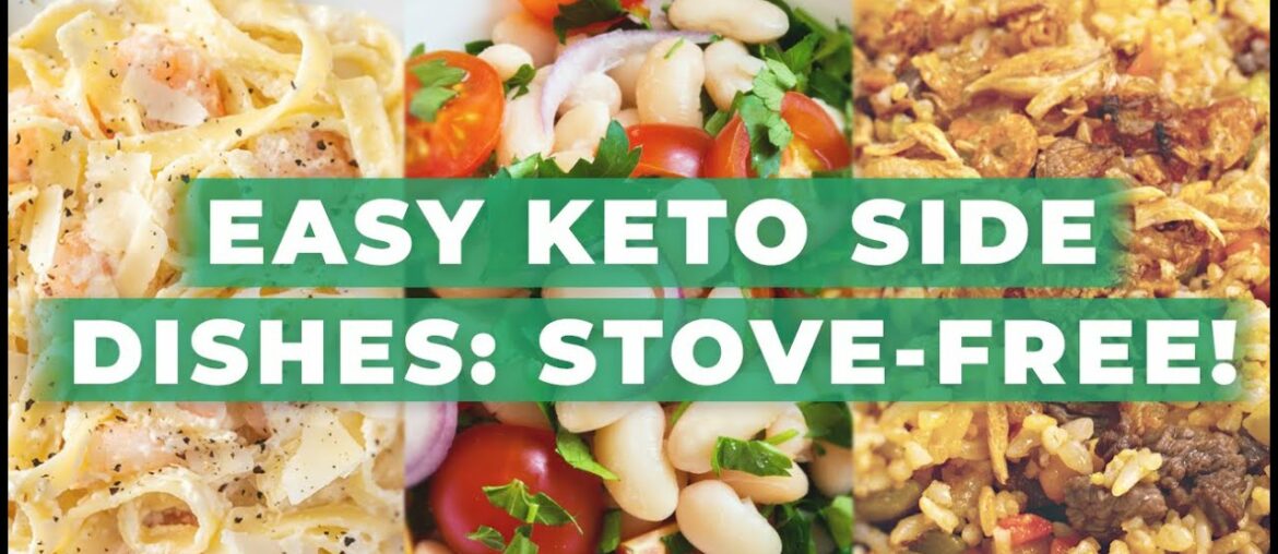 3 QUICK And EASY Keto Side Dishes | NO STOVE NEEDED! 3 QUICK And EASY Keto Side Dishes | NO STOVE NEEDED!