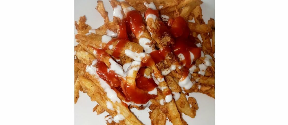 Crispy mayo fries| french fries recipe | loaded mayo fries Crispy mayo fries| french fries recipe | loaded mayo fries