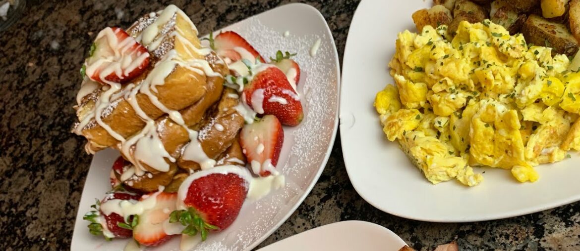 Strawberries & Cream French Toast  | Brunch Recipes