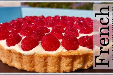 French Custard and Raspberry Tart Recipe