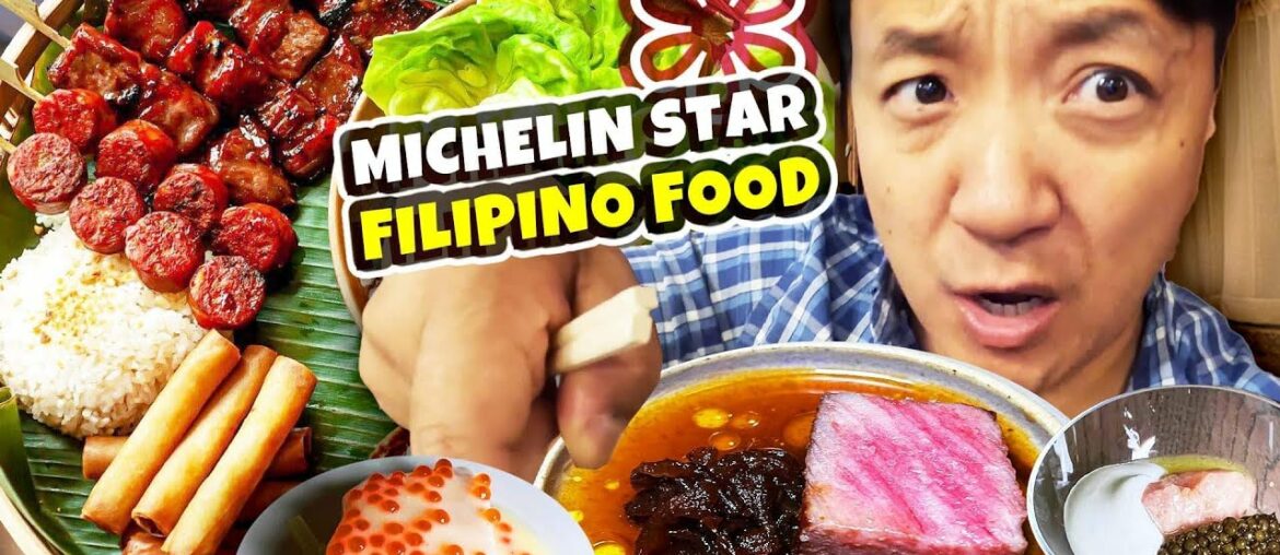 The ONLY Michelin Star FILIPINO RESTAURANT in THE WORLD! 13 Course FILIPINO FEAST