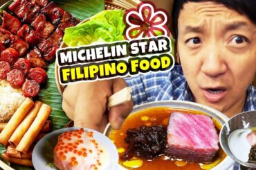 The ONLY Michelin Star FILIPINO RESTAURANT in THE WORLD! 13 Course FILIPINO FEAST