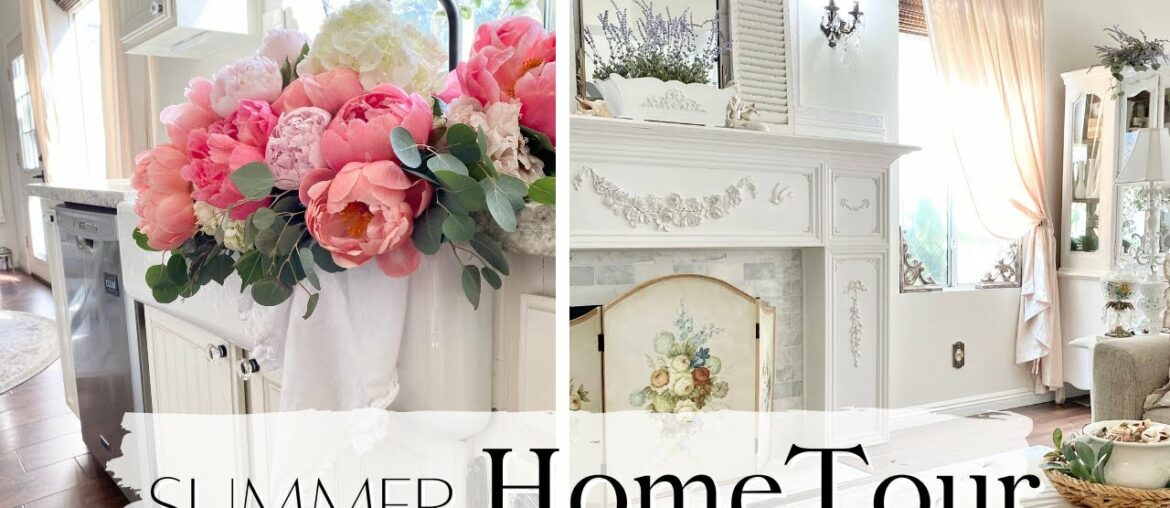 HOME TOUR ~ SUMMER HOME TOUR 2022 ~ COTTAGE STYLE ~ Monica Rose