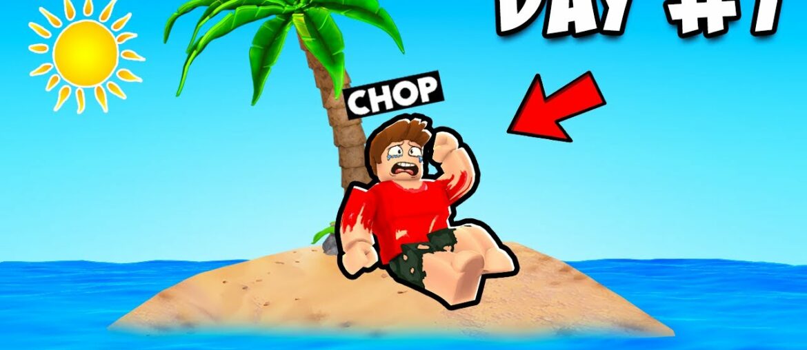 CHOP SURVIVED 100 DAYS ON A DESERTED ISLAND IN ROBLOX CHOP SURVIVED 100 DAYS ON A DESERTED ISLAND IN ROBLOX