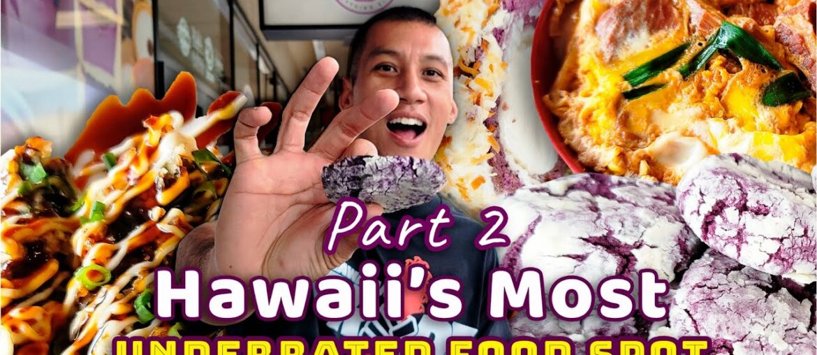 HAWAIIAN FOOD TOUR PART 2 - Best of Honolulu's Diverse Flavors: Local's Hidden Gems & Marketplace