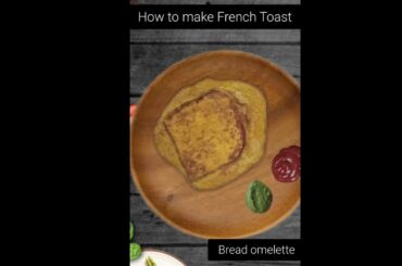 French Toast | bread omelette recipe |#youtubeshorts #shorts